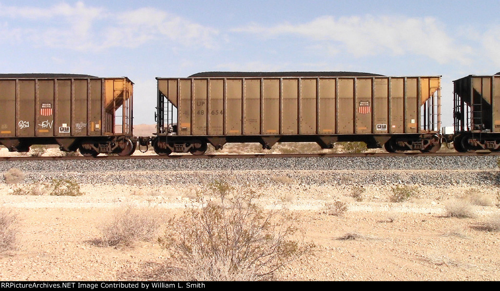 WB Unit Loaded Coal Frt at Erie NV W-Pshr -84